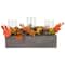 27&#x22; Pumpkin, Berry &#x26; Pinecone Fall Harvest Triple Pillar Candle Holder